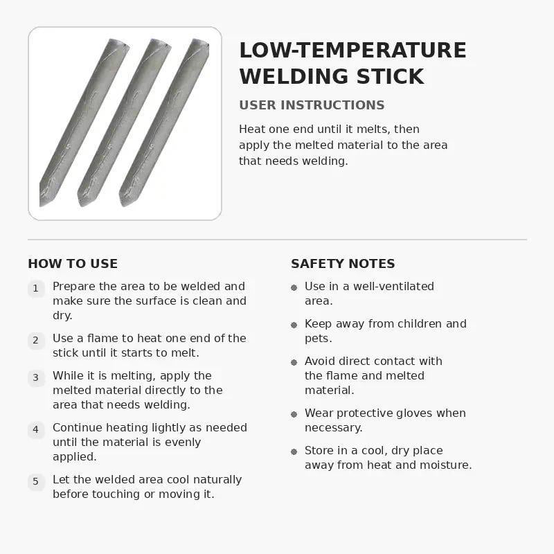 Low Temperature Universal Welding Rod
